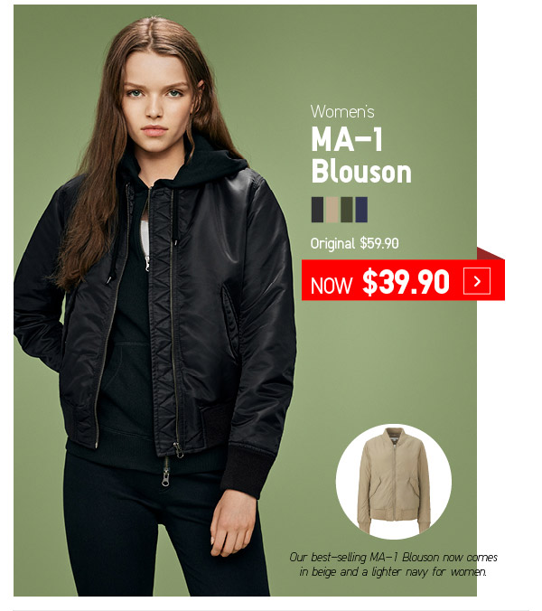 WOMEN Ma-1 Blouson AU$39.90