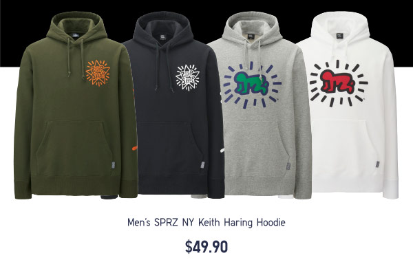 Just landed: Keith Haring and Disney Hoodies & Sweatshirts.