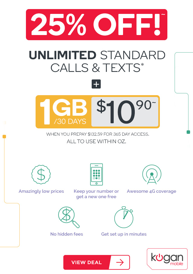 Unlimited Standard National Calls/Text + 1GB for $10.90! ==> per 30 days, when you prepay $132.59 for 365 day access