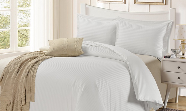 $79 for 1200TC Two-Sided Egyptian Cotton Quilt Cover Set