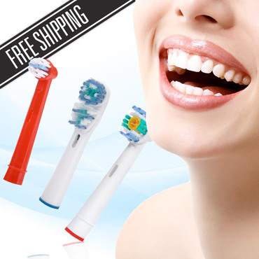 Electric Toothbrush Heads Stock Up with Oral B Compatible Electric Toothbrush Heads From  $9