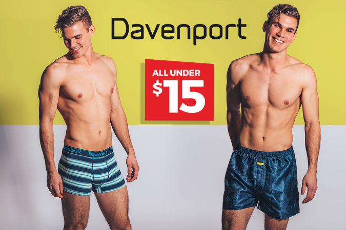 TIME FOR A REFRESH!  New Davenport Underwear For Guys