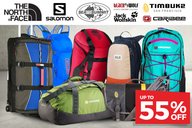 Outdoor Adventure Bags Up To 55% Off