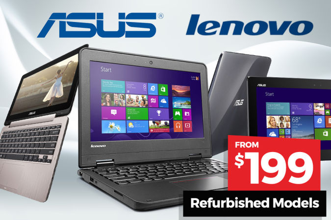 RESTOCKED & MORE ADDED!  Laptop Super Sale: Refurbished Range