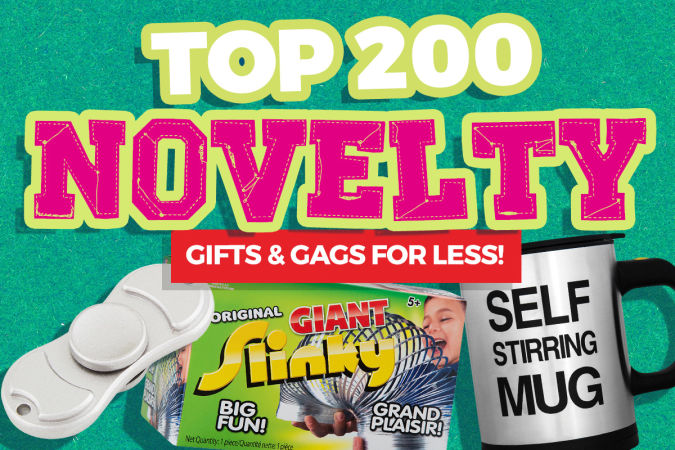 Top 200 Novelty Gifts & Gags