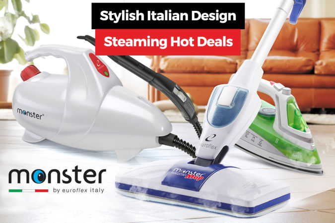 Monster Steam Cleaning Appliances | FROM $19.99