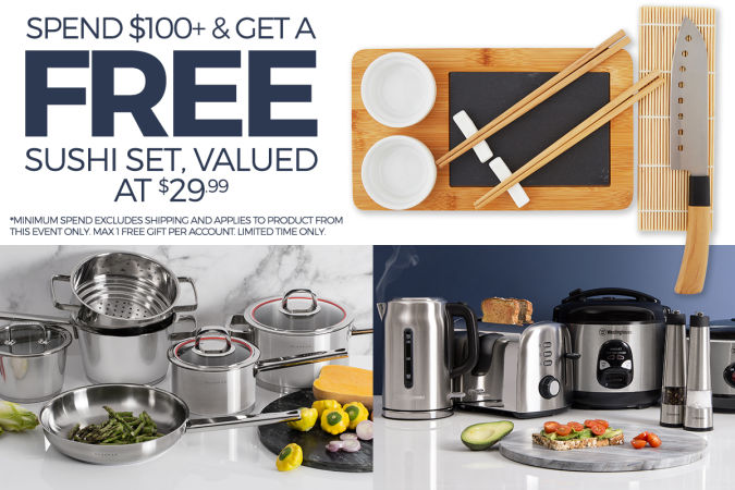 BONUS OFFER – LIMITED TIME ONLY!  EOFY Kitchen Bonanza