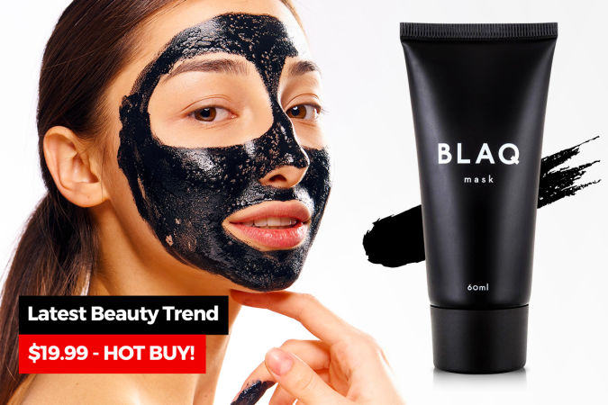 ACTIVATED CHARCOAL MASK!  New Blaq Mask 60mL $19.99