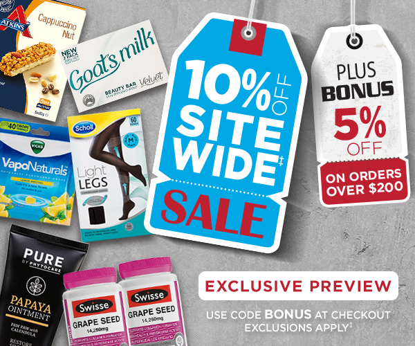 Be the first to know – Amcal Online Store 10% OFF SITE WIDE