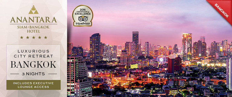 Five-Star Bangkok Stopover with Executive Lounge Access $699