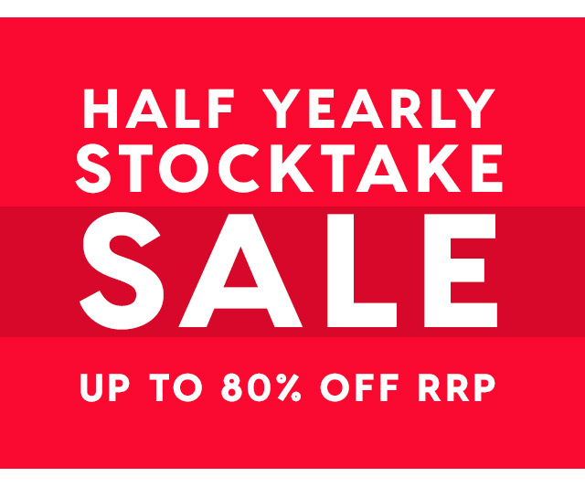 Up to 80% off RRP in Peter’s Half Yearly Stocktake Kitchenware Clearance Newsletter