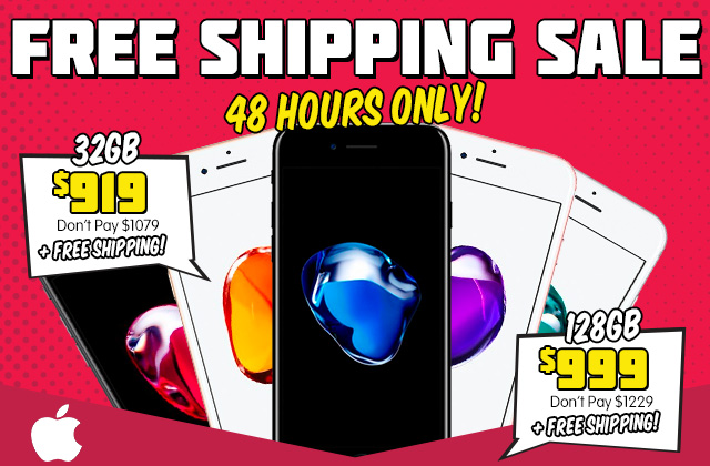 Free Shipping on iPhones, Beats & More – 48 Hours Only!