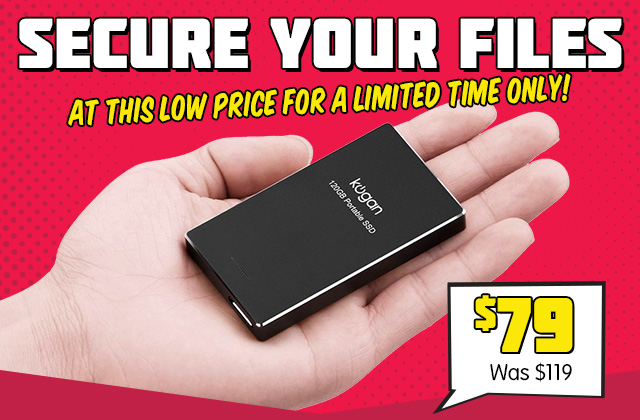 Computer Running Slow? Upgrade to SSD Storage! Kogan 120GB Portable SSD $79