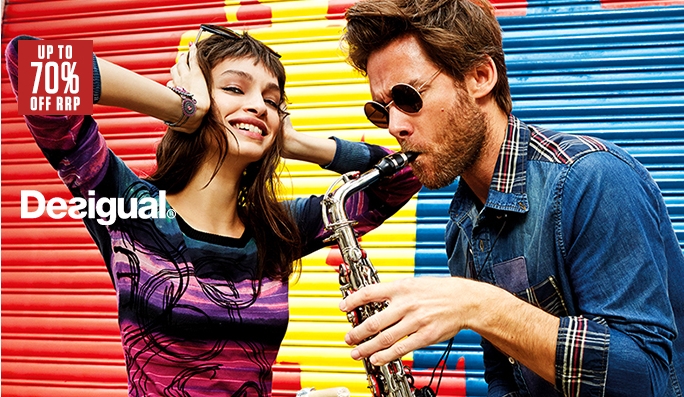 Desigual Apparel  UP TO 70% OFF RRP