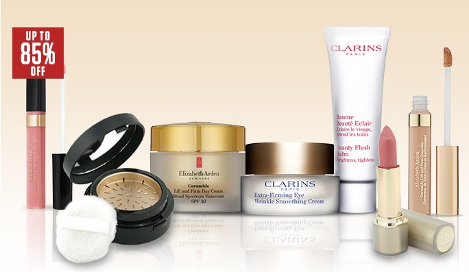 Elizabeth Arden & Clarins UP TO 85% OFF