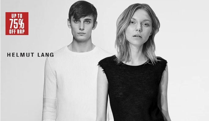 Helmut Lang womens & mens UP TO 75% OFF