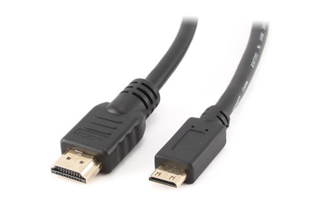 Mini HDMI to HDMI Cable, Male to Male (1.2m)