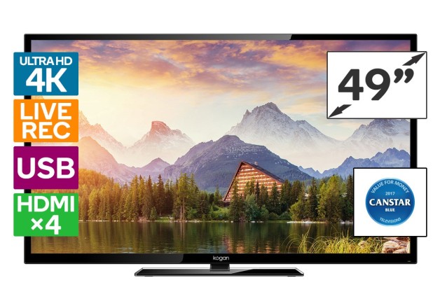 PRICE DROP: Kogan 49″ 4K LED TV (Series 8 KU8000) $419 (Save 23%)