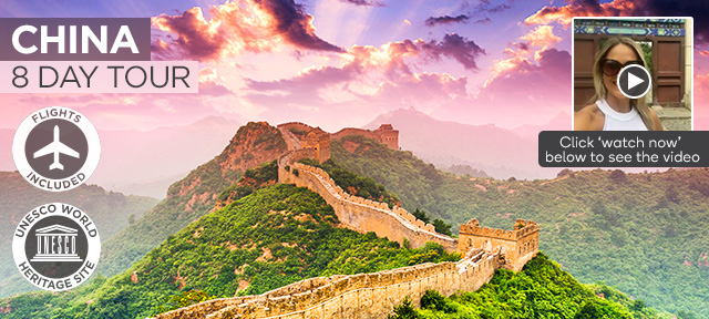 CHINA: 8 Day Classic Tour Including Flights for Two – (MEL/SYD) $1,998