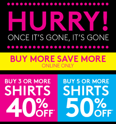 Hurry! Once It’s Gone It’s Gone: Buy More & Save More at Herringbone