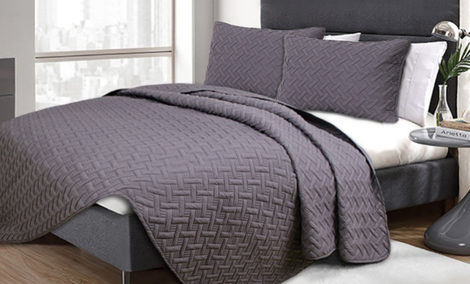3-Piece Embossed Comforter Set From $39