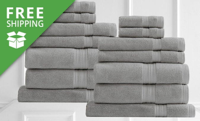 Free Shipping: Egyptian Cotton Monarch 650GSM Towels: 7 ($45) or 14 ($85) (Don’t Pay up to $340)