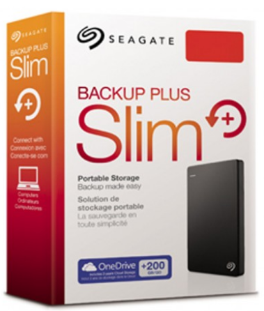 Seagate Backup Plus Slim 2TB USB3.0 Portable External Hard Drive with Mobile Device Backup … $109.00