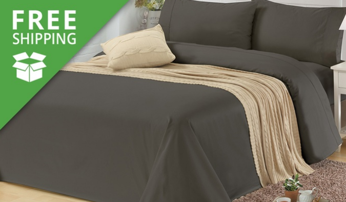 Free Shipping: From $59 for a 1200TC 100% Egyptian Cotton Sheet Set in Choice of Colour (Don’t Pay up to $309)