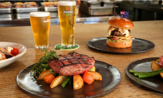 Modern Australian Pub Food and Drinks Hotel Concord $29