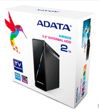 ADATA 2TB HM900 External Hard Drive Desktop USB 3.0 AHM900-2TU3 only $99.00