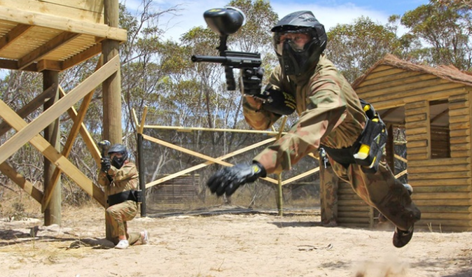 All-Day Paintball Game for One ($10), Two ($19) Four ($29) Six People ($39) at Delta Force Paintball (Up to $210 Value)