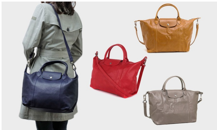 $399 for a Longchamp Le Pliage Cuir medium handbag (don’t pay $889)