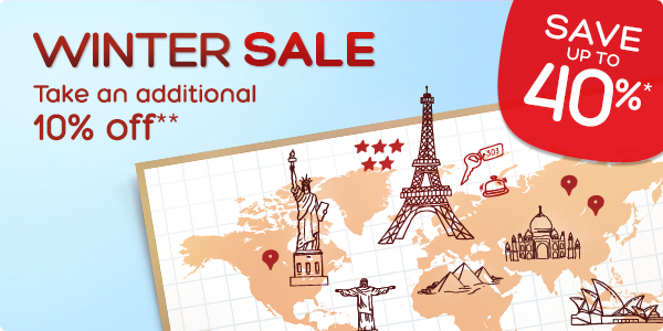 Winter Sale … Save up to 40%*!