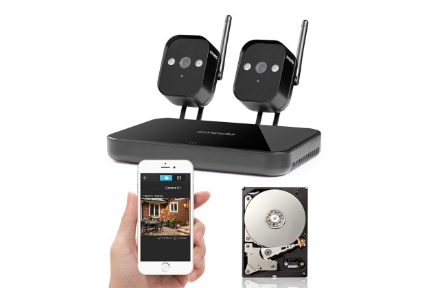 Zmodo 720p HD Smart Wireless Home Kit … $ 449 (Was $599 )