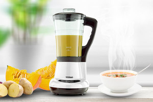 Make Delicious and Warming Soup Perfect to Combat the Cold Weather and Flu Season with This Soup Maker, Blender, with Bonus Egg Cooker! Only $69