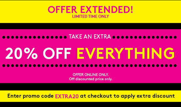 Offer Extended: Take an Extra 20% Online at Herringbone