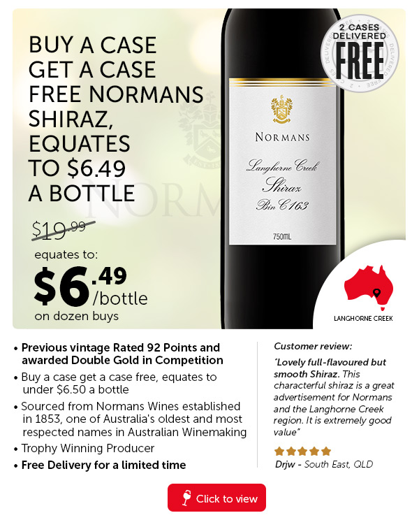 Normans 2 Cases Delivered Fɾee. Gold Medals, 93 Points Equates To $6.49 A Bottle.