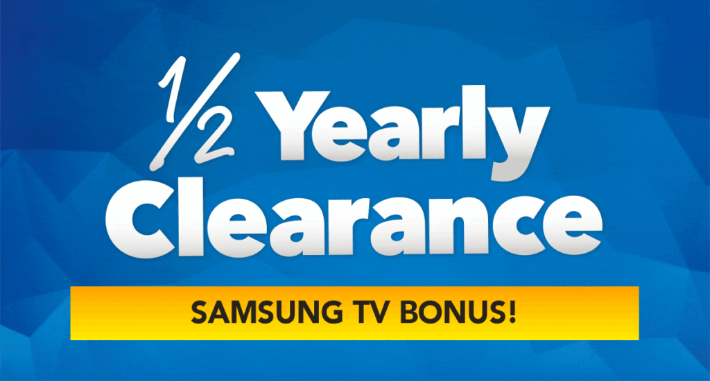 Samsung TV Bonus* | Must end Monday!