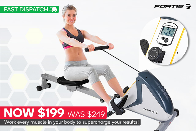 Fortis Flywheel Rowing Machine $199