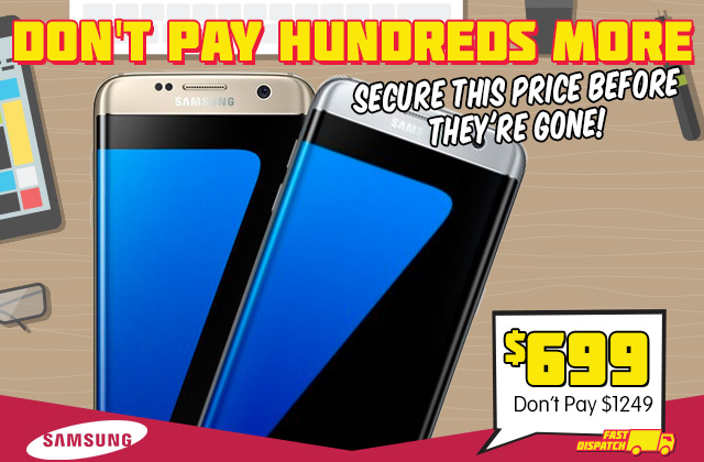 Samsung Galaxy S7 Edge (32GB, Gold, Australian Model) $699