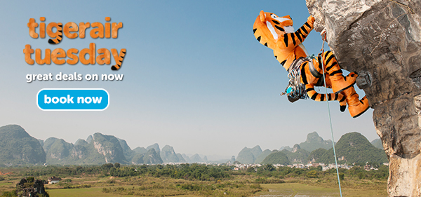 Tigerair Tuesday is on now!