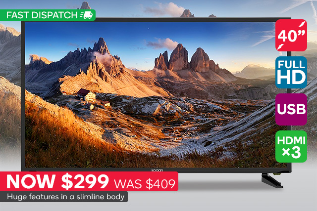 TV Price Blitz Ending Soon – Save up to 26% with Kogan 40″ LED TV (Series 7 QF7000). Only $299