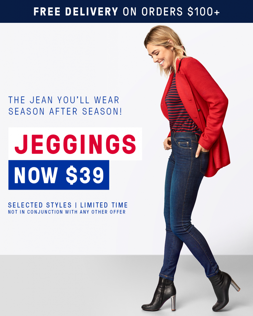 The perfect base for any look – $39 jeggings instore & online!