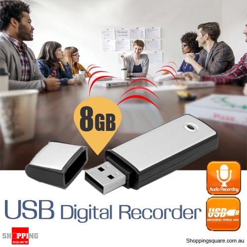 Flash Drive 8GB USB Flash Drive Disk Voice Spy Recorder for Minutes of Meeting Memory Key Dictation. Only $ 9.95