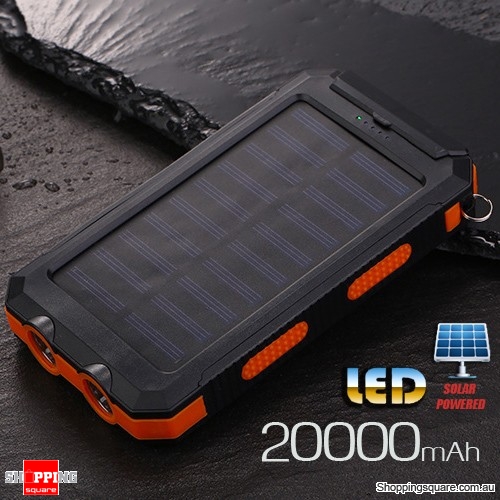 20000mAh Solar Power Bank $19