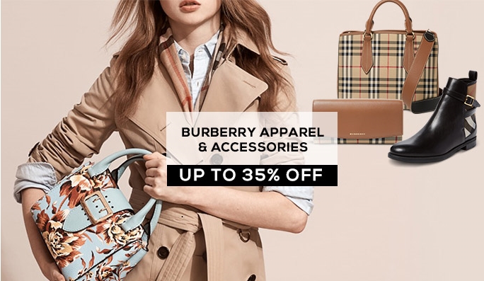 Burberry Apparel & Accessories For Her UP TO 35% OFF