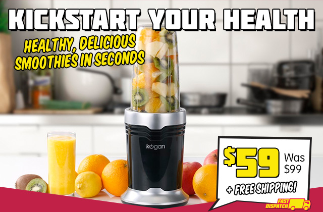 The most powerful nutrient extractor in the range | Kogan 900W 12-Piece Rocket Blender Pro Set … Only $59