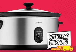 1000+ Deals Under $50 with Free Shipping! Sunbeam SecretChef 5.5L Slow Cooker (HP5520) $49