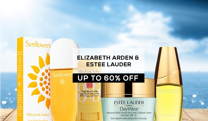 Elizabeth Arden & Estee Lauder UP TO 60% OFF