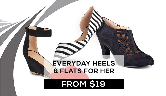 Everyday Heels & Flats For Her FROM $19